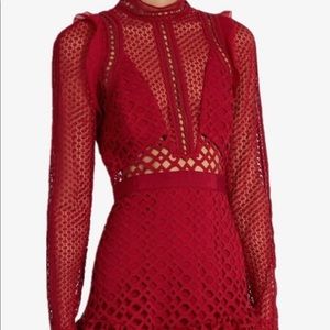 Self Portrait. Sexy red dress 💋